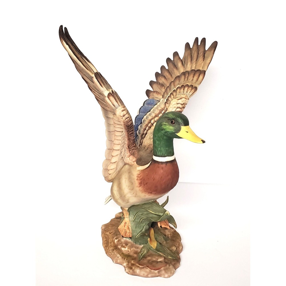 Vintage Mallard Duck 1984 Masterpiece Porcelain‎ Homco